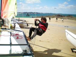 Journée catamaran à Saint Malo avec l'association Ty Al Levenez