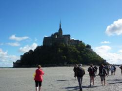 randonnée au mont saint michel